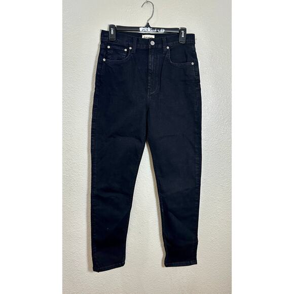 Etika Pants - ÉTICA Marcella High Rise Skinny Jeans 27 Tall Onyx Black Sustainable Denim NWT